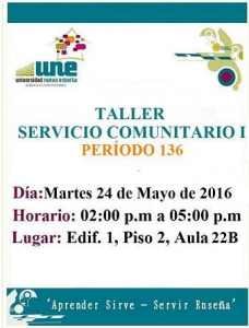 Taller Servicio Comunitario Sede Centro36SedeCentro
